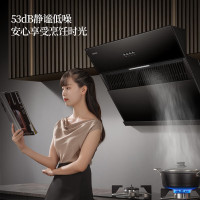 长虹侧吸式家用抽油烟机CXW-283-J211S 小尺寸大吸力老式厨房钢化玻璃吸油烟机