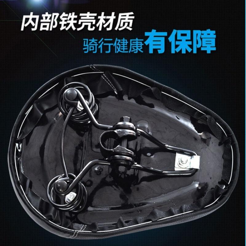 座电动自行车座垫套防水加大加厚铁壳座子通用电动车坐垫电瓶车鞍