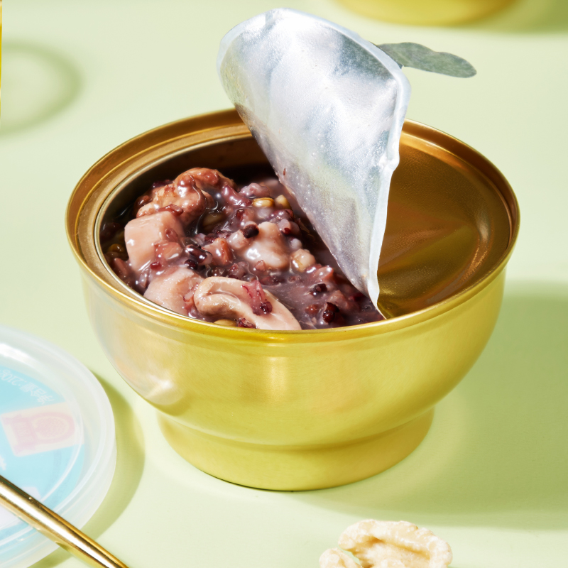 鲜品屋-1.26kg坚果山药黑米粥礼盒臻选糯米黑米赤小豆山药核桃仁腰果仁高清大图