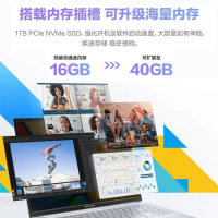 华硕无畏16 酷睿标压i9 2.5K 144Hz轻薄笔记本电脑13900H 16G 1T