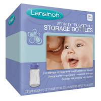 兰思诺(Lansinoh)婴幼儿孕妇PP材质母乳保鲜储奶袋/瓶 148ml/件 4个/盒装