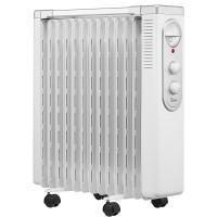 美的(Midea) 取暖器电油汀家用电暖气13片油丁电暖器暖气片干衣加湿 NY2513-16FW