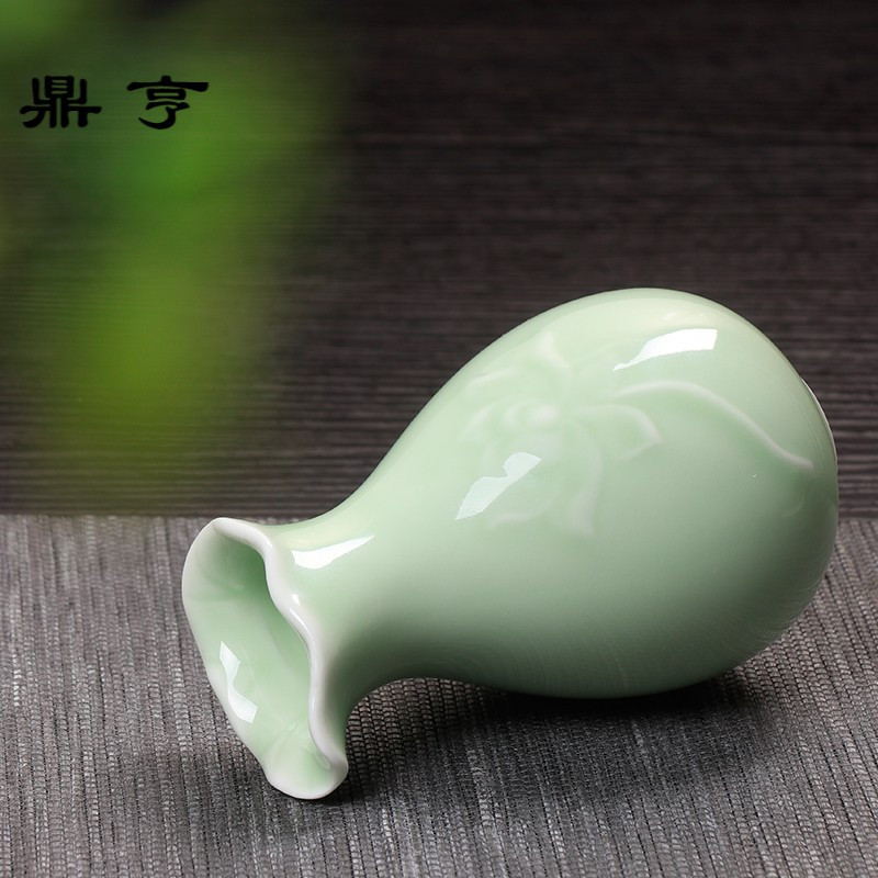 鼎亨家用酒壶醒酒器白酒杯高脚陶瓷酒具仿古酒壶1斤龙泉青瓷酒具