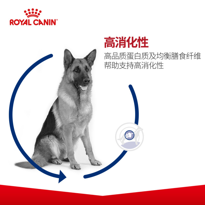ROYAL CANIN 皇家狗粮 GR26大型犬成犬狗粮 15月龄以上 全价粮 15kg 金毛拉布拉多阿拉斯加秋田马犬