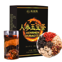 同仁堂 养生茶饮 大姨妈茶 老姜汤 姜汁红糖姜茶120g+草世医人参五宝茶250g