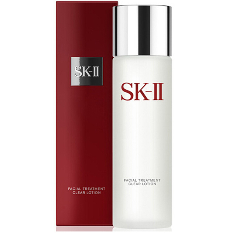 SK-II多方位三件套面部护肤套装 清滢露230ml+神仙水230ml+乳液100g 补水保湿控油平衡清爽不粘腻高清大图