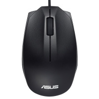 华硕(ASUS)UT280 人体工学红光有线鼠标 黑色