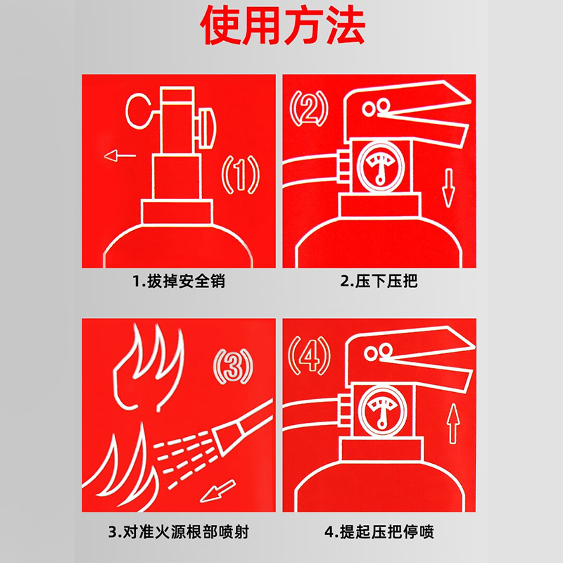 赫德世嘉(HEARDSGA) 京开3KG手提式二氧化碳灭火器
