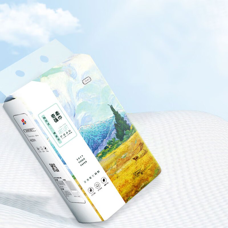 奇强绵柔巾1层*156片*12包干湿两用QQRJD279高清大图