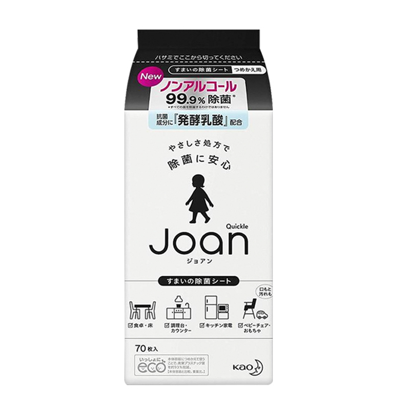 花王(KAO) Joan家居清洁除菌湿巾 替换装 70枚