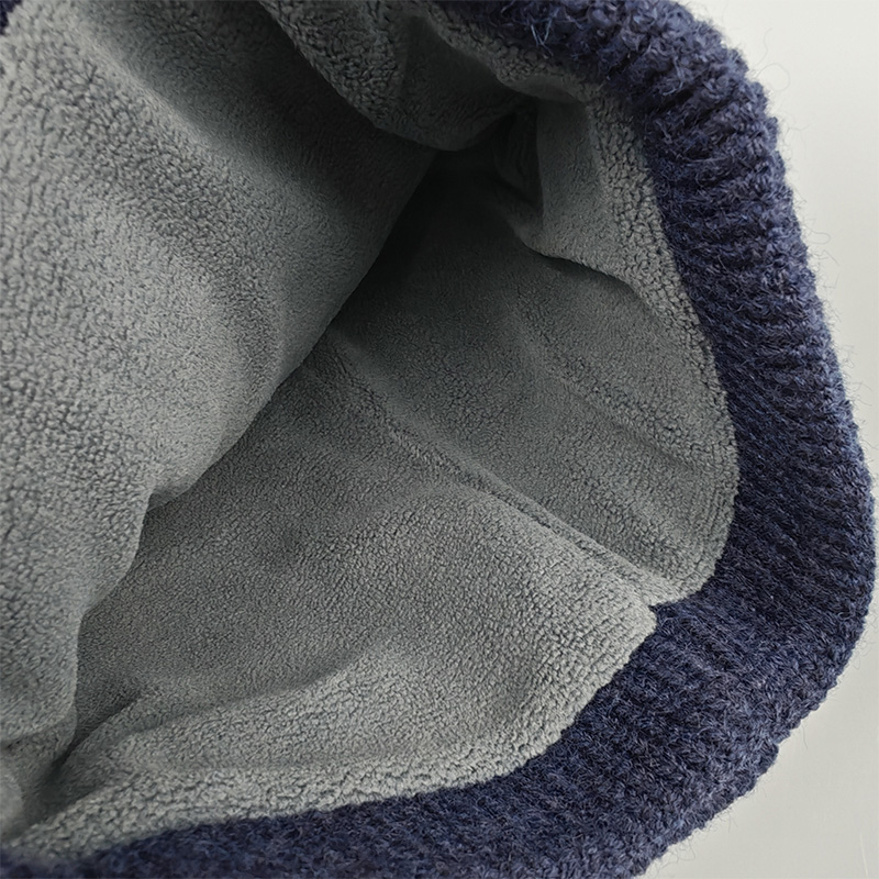 鸽护 毛线帽 GH169QDK-藏青色 顶高清大图