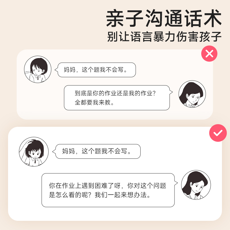 [亲子套装全9册]父母话术+儿童漫画心理学+让孩子赢在表 [正版]时光学 父母的语言非暴力沟通的话术技巧 育儿亲子教高清大图