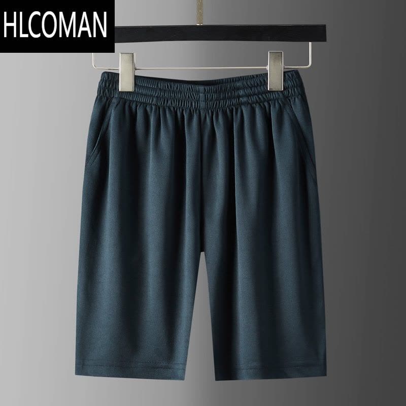 HLCOMAN夏季新款纯色速干T恤短袖体能训练服男女户外运动服休闲透气套装图片