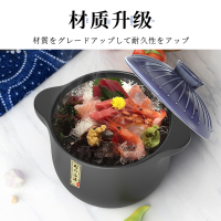 荣事达(Royalstar)砂锅家用琉璃养生燃气煲汤陶瓷煲耐高温炖锅3.3L石锅煲仔饭煤气专用RA182206*22-1