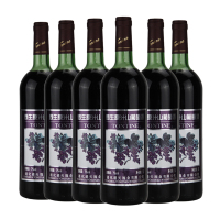 [整箱6瓶 国货通天]中国通天(TONTINE)野生原汁山葡萄酒1000ml*6 整箱装