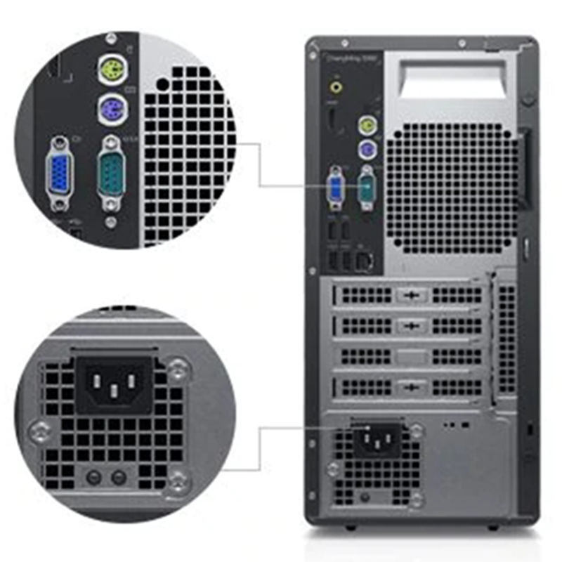 戴尔(Dell)成铭3991商用台式电脑整机 23.8英寸显示器(I5-10505 8G 512 2G独显 三年)高清大图