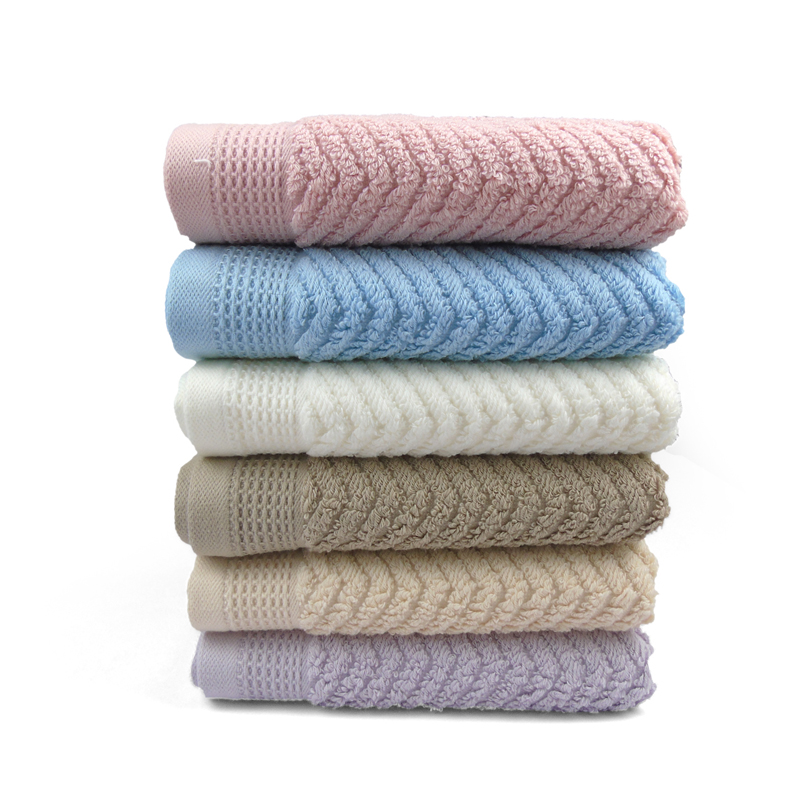 莺歌 新疆长绒棉优素毛巾80*35(±2)cm*3 六色可选(3条装六色随机) 盒 6976437741097高清大图