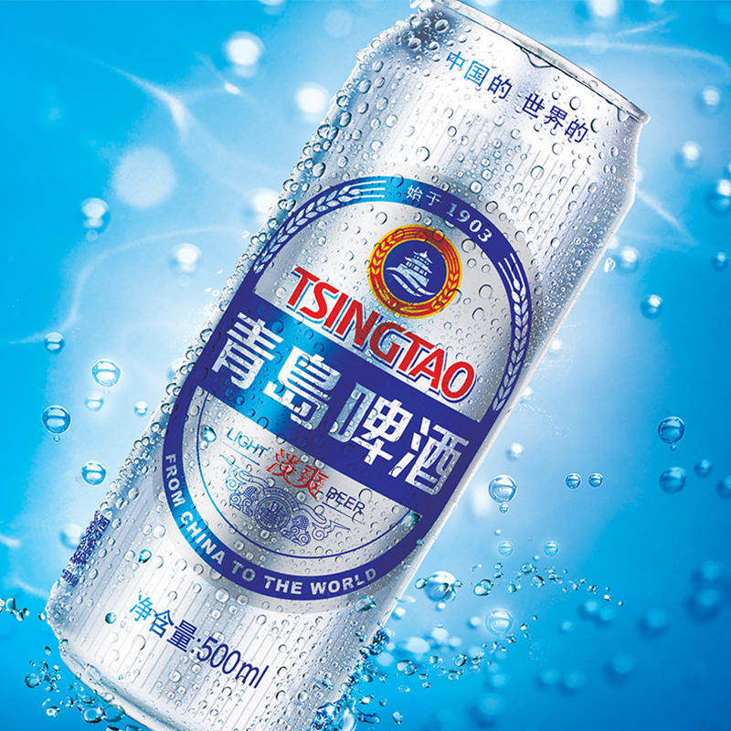 青岛啤酒淡爽3连包