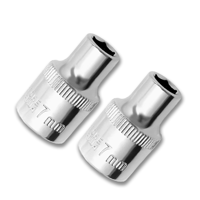 立伟铁牛3/8六角短套筒7mm/个高清大图