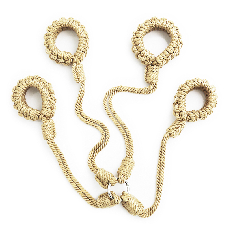 吉祥小炮创意束缚手脚颈可调节绳艺捆绑绳另类调教成人性玩具sm情趣