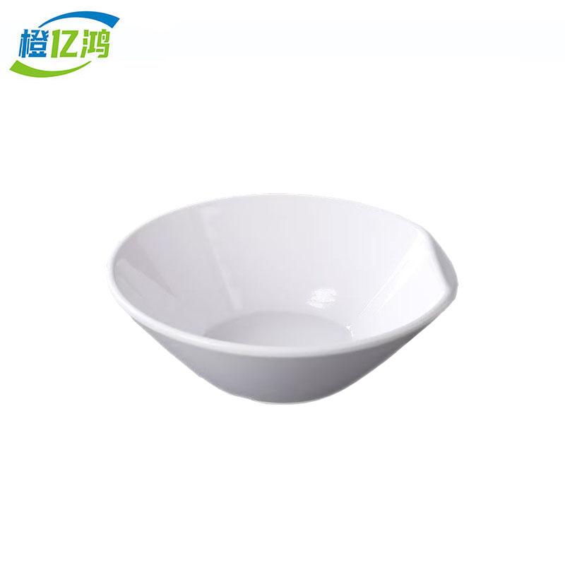 橙亿鸿 白色密胺餐碗 米饭碗 小汤碗 6英寸 个 6英寸
