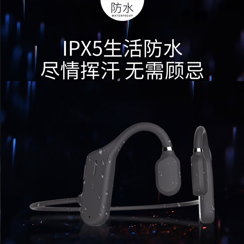 COOWOO 双听气传导运动蓝牙耳机OPENEAR Duet灰色高清大图