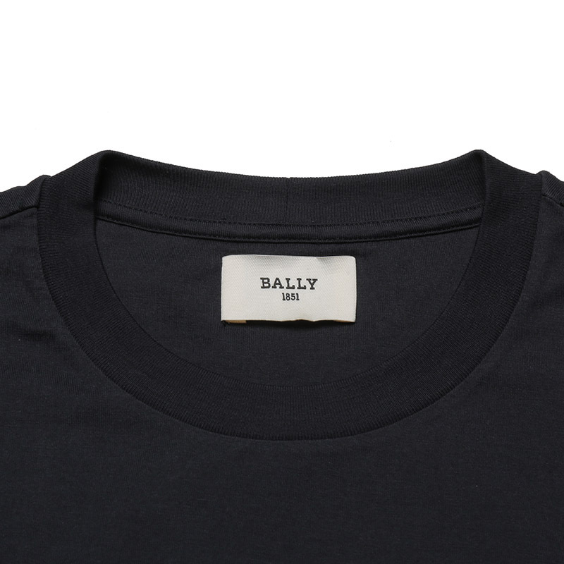 巴利 bally 奢侈品 男士棉质圆领短袖t恤m5ba844f