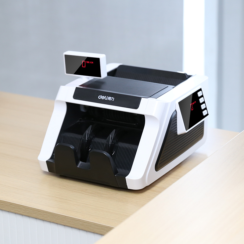 得力deli2170点钞机充电款商用收银便携式验钞机