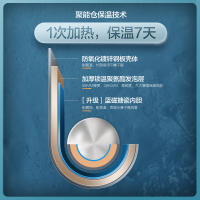 华帝（Vatti）智能空气能热水器家用电热水器75℃立式储水式电热水器300升 ETV300升
