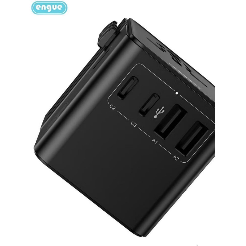 engue恩谷 GaN氮化镓70W旅行插座充电器 EG -101高清大图