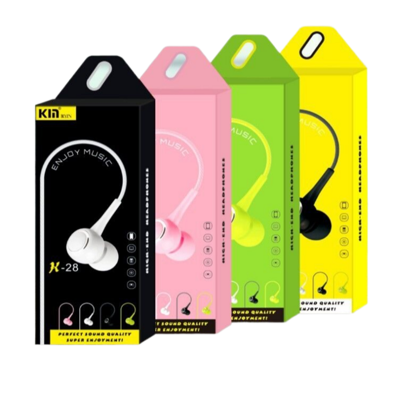金顺意 线控音乐耳机 重低音入耳式 苹果华为VIVO OPPO小米手机通用耳机 3.5mm圆孔