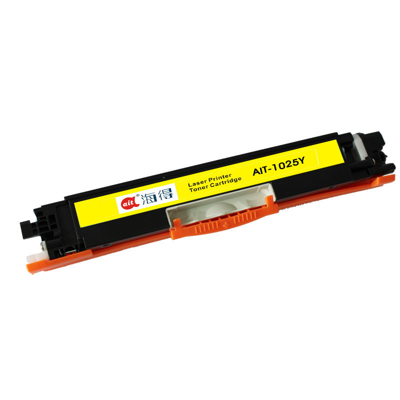 Ait海得 CE312A硒鼓 专业版 AIT-1025Y粉盒 黄色适用惠普HP MFP M175A M175NW M27