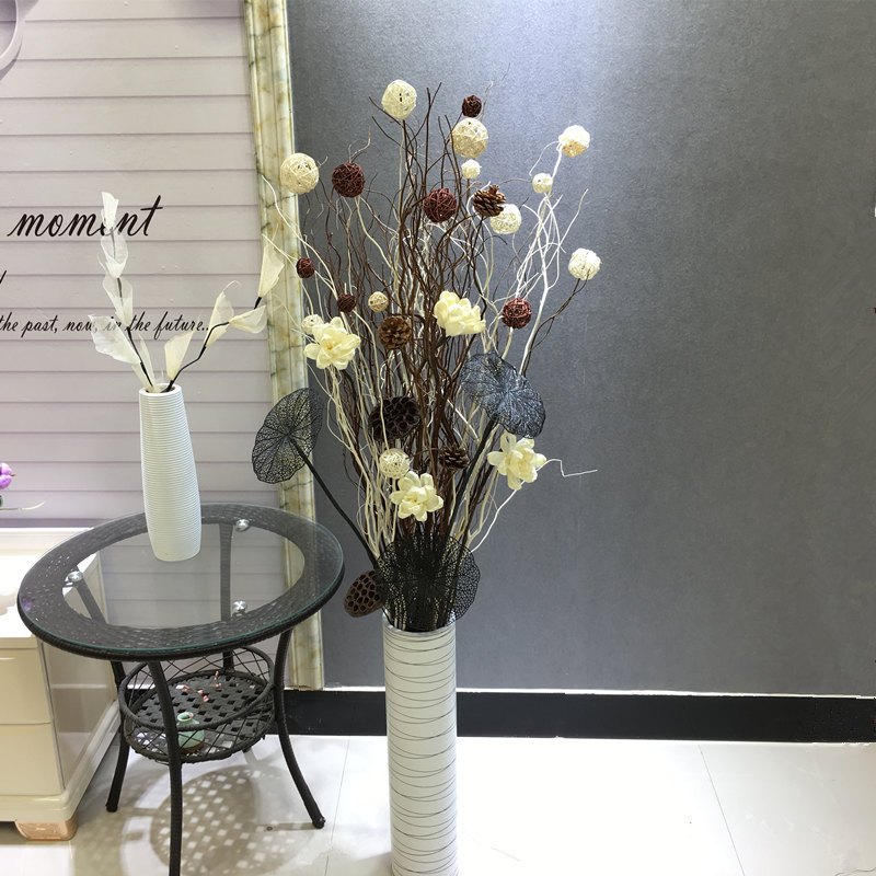 干树枝客厅装饰插花禅意干花艺欧式风格花瓶套装干枝客厅落地花报价 参数 图片 视频 怎么样 问答 苏宁易购