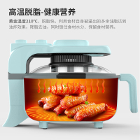 利仁(Liven)空气炸锅家用多功能无油煎炸无烟大容量热空气循环不粘烤架易清洗自动断电KZ-5L