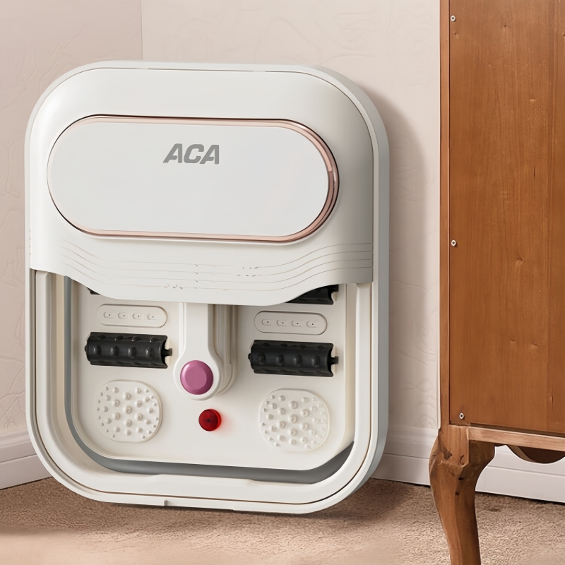 ACA北美电器ACA北美电器折叠按摩足浴器15L恒温加热洗脚盆泡脚桶 ALY-H15ZY05J