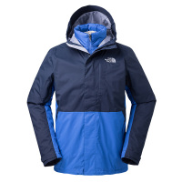 北面（The North Face） 18秋冬新品防水保暖户外男羽绒内胆三合一冲锋衣|3L8O 蓝色/灰色XD9 XL码 XL180/108A 亮蓝色1SB