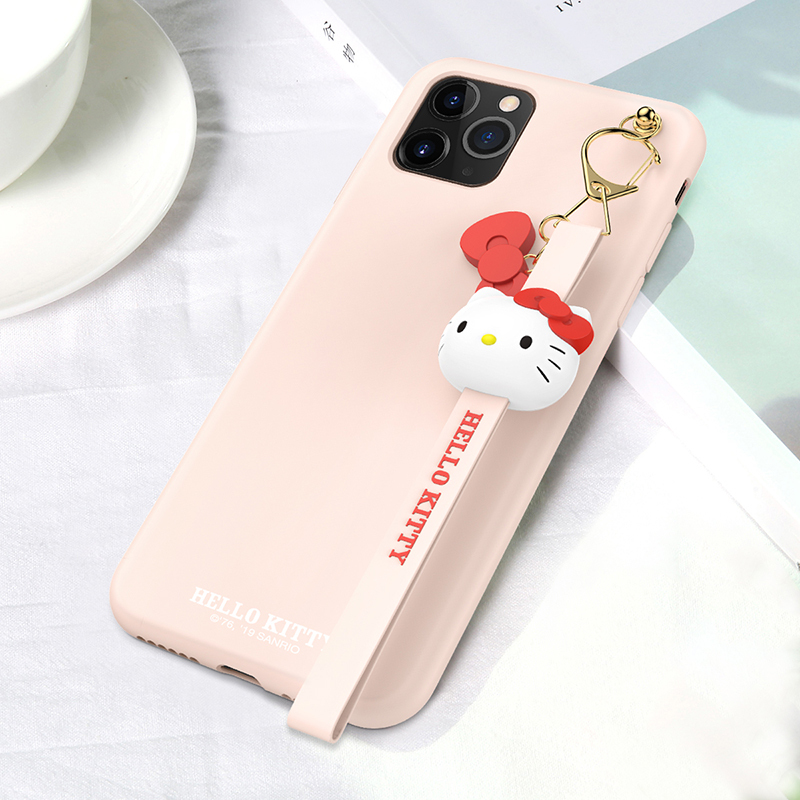 HelloKitty 苹果11PROMAX手机壳iPhone11液态硅胶保护套可爱卡通