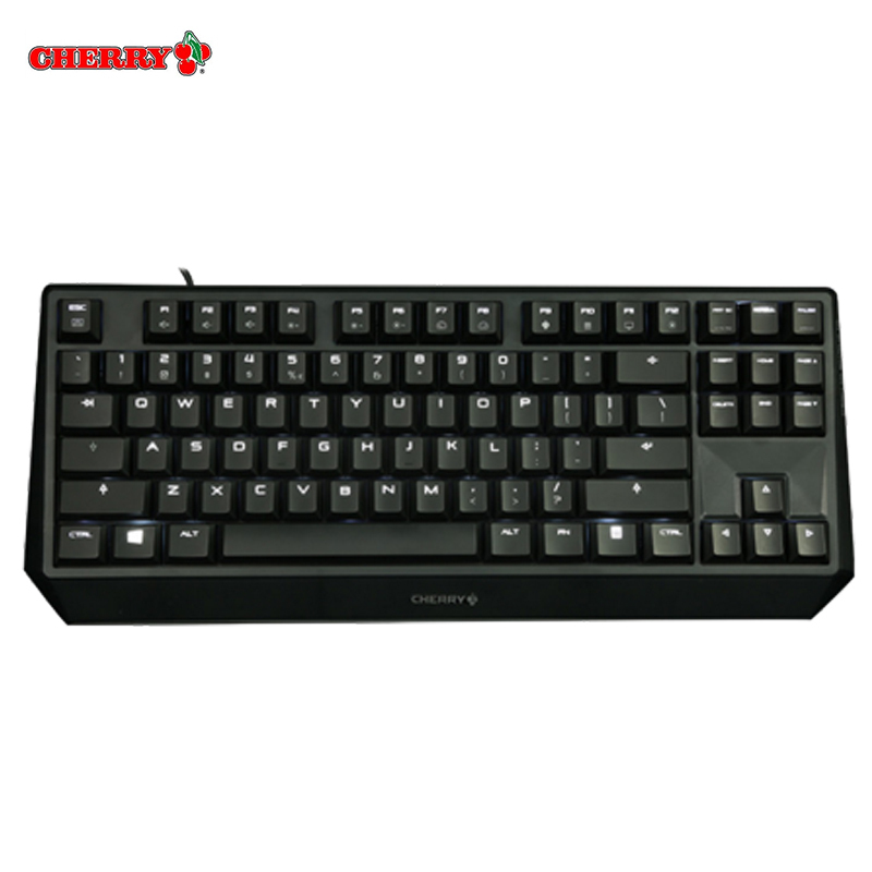 樱桃(CHERRY)USB有线机械键盘MX Board 1.0 TKL G80-3810LSAEU-2 青轴 黑色