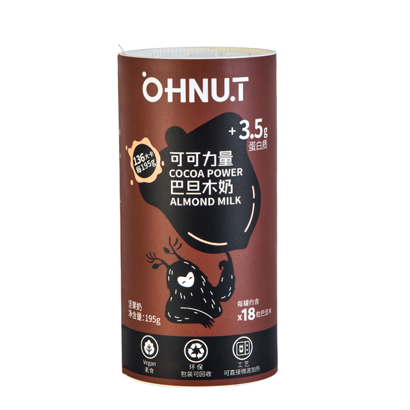 欧乐(ohnut)可可力量195ml巴旦木坚果奶健身营养植物蛋白饮料燕麦早餐