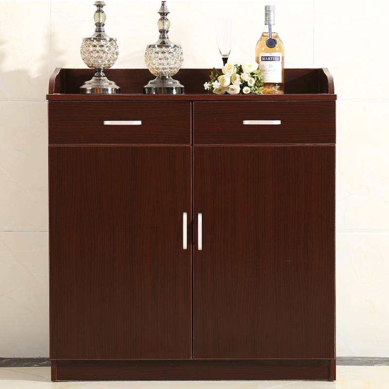 府店双抽双门储物柜餐边柜茶水柜800*400*850mm[工厂现做 七天内发货]