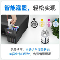 爱普生(EPSON) L1258 家用墨仓式打印机 A4彩色单功能照片小型家用学生作业适用考研办公无线WIFI+爱普生004YCM