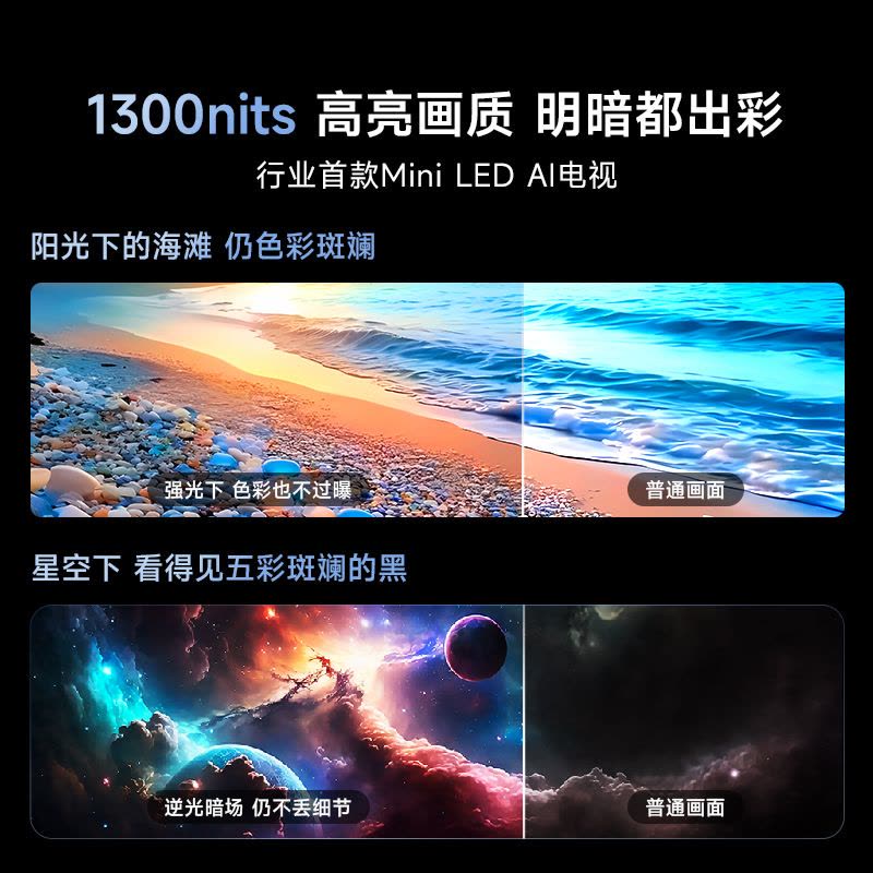 Vidda X Mini 75英寸海信电视Mini LED高刷液晶4K电视机家用图片