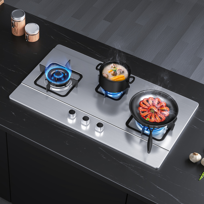 老板robam燃气灶直营单灶具灶台双眼灶燃气灶嵌入式灶煤气灶嵌入式45