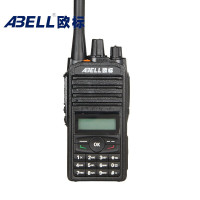 欧标(MATE-IOT)A518T 数字对讲机 酒店商超物业大功率穿透型手台 黑色