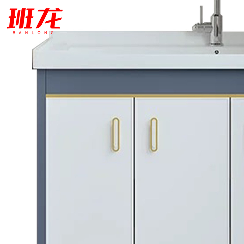 班龙浴室柜洗手台91*48*81cm台高清大图