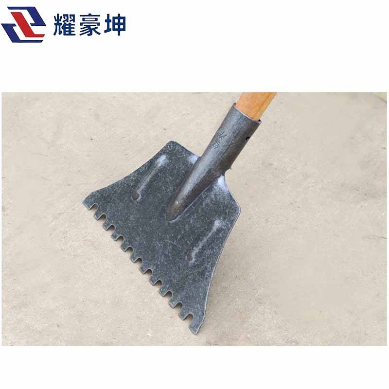耀豪坤破冰铲锰钢除雪铲木柄碎冰工具133*25cm/ 把高清大图