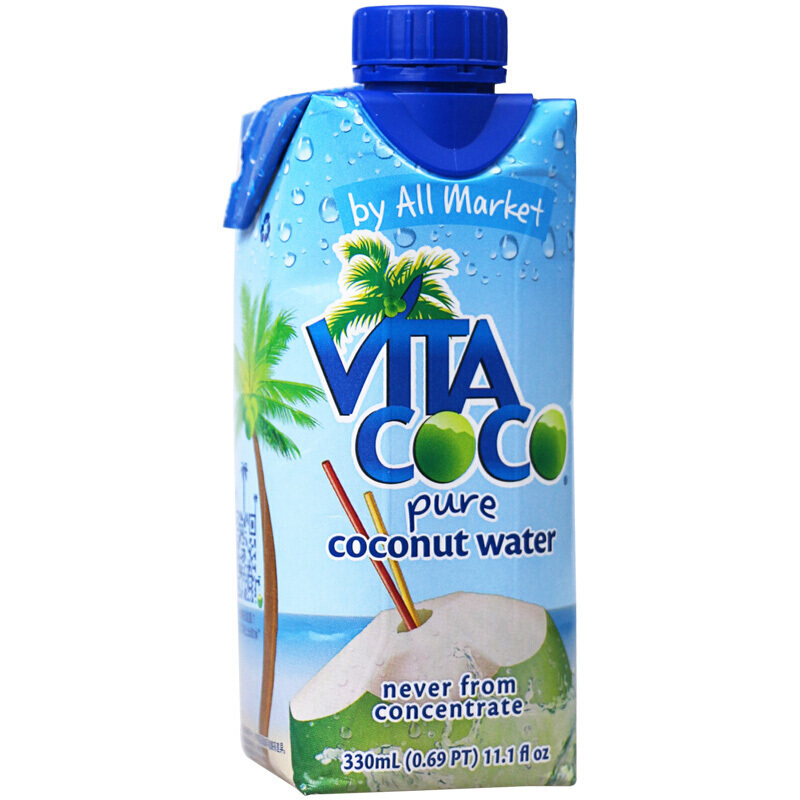 唯他可可天然椰子水原味330ml