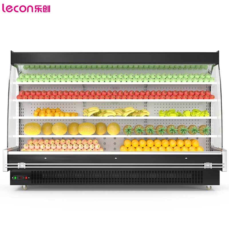 乐创(lecon)风幕柜水果保鲜柜酸奶饮料展示柜冷藏麻辣烫点菜柜LC-FMG-1.5高清大图