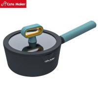 卡特马克(Cate Maker)GYL-BO18NH 北欧款奶锅宝宝辅食锅婴儿煎煮一体多功能煮泡面麦饭石不粘锅小奶锅炒锅