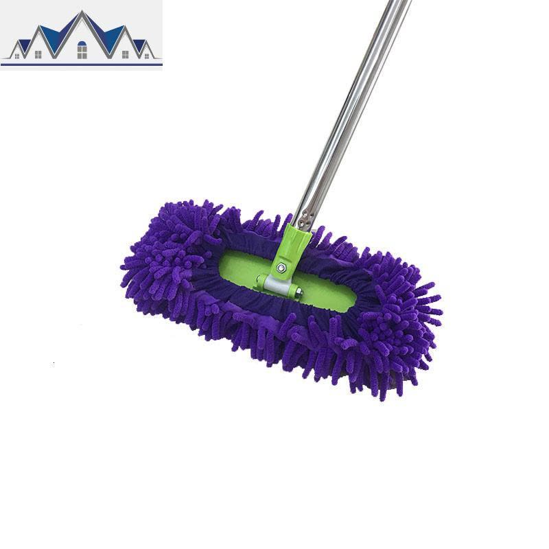 平板拖把家用免手洗一拖净可伸缩拖把雪尼尔干湿两用懒人拖布墩布 三维工匠图片